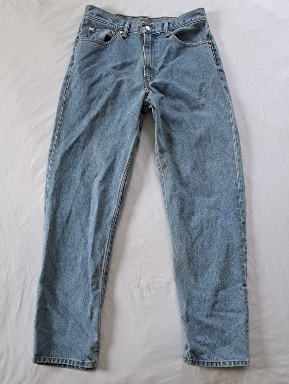 ​VTG Levi’s 550 Relaxed Fit Tapered Leg Jeans Light Stonewash 33x34 (Fits 32x32) - Picture 13 of 13